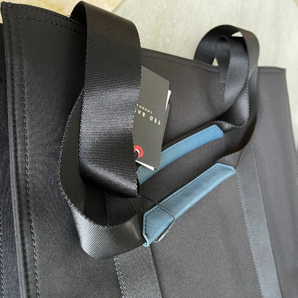 Ted‎ Baker London Deptford Black Nylon Tote Bag large